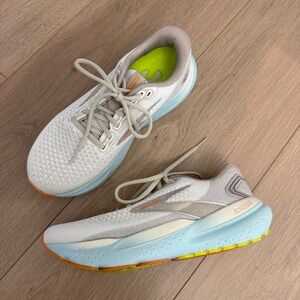 HH Brooks Glycerin 21 Running Shoes White Grey Blue Orange 1204081D195 Size 9W